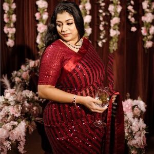 DESIGNER SEQUINS SAREE